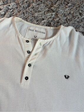 True Religion Waffle knit long sleeve 2XL